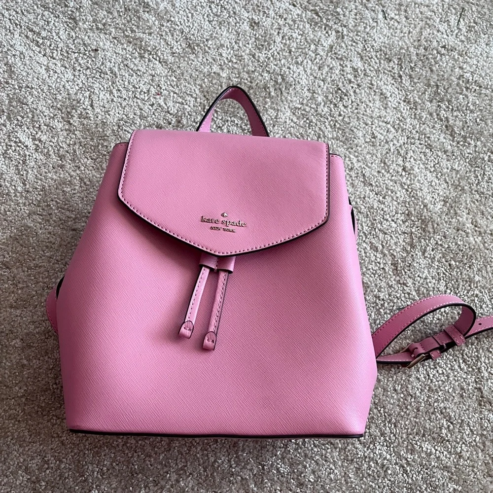 kate spade Pink Saffiano Leather Backpack